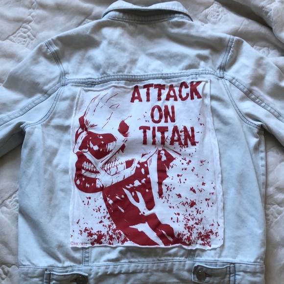Jackets & Blazers - 100% Cotton Refurbished Jean Jacket Anime!